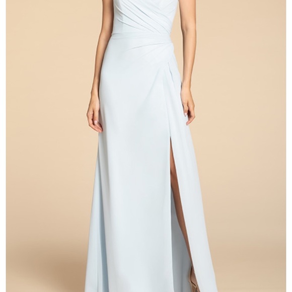 Burgundy Hayley Paige Occasions Strapless Dress ♥️ - Picture 3 of 3